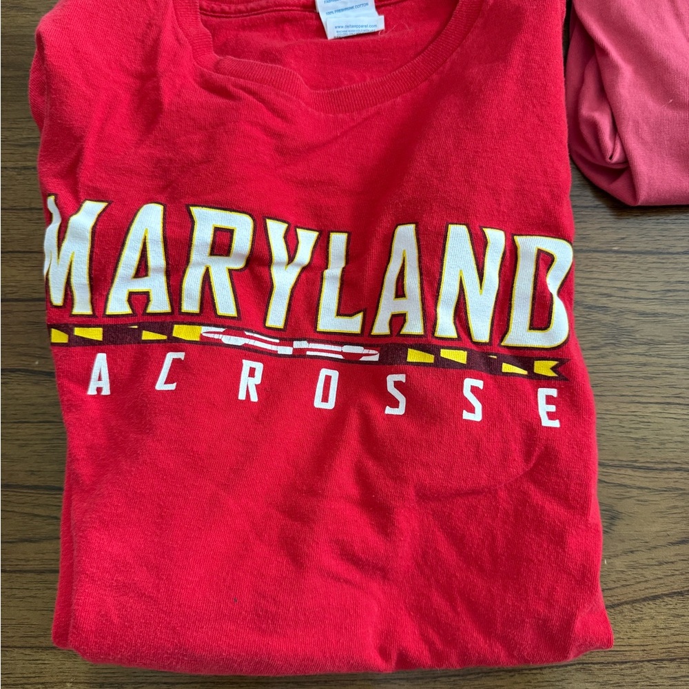 Maryland Lacrosse Red long sleeve